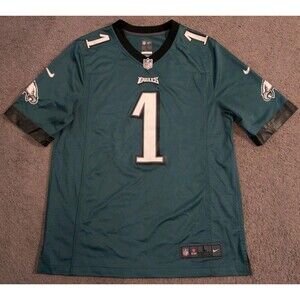NIke Philadelphia Eagles Jalen Hurts Green #1 Jersey Men's Large